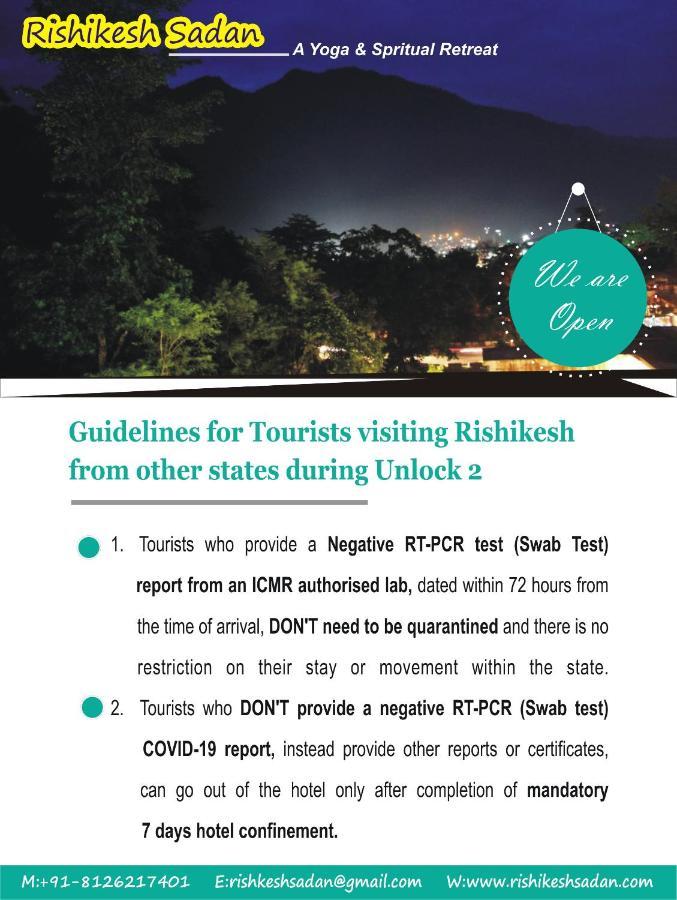 Rishikesh Sadan A Yoga & Spritual Retreat Hotel Tapovan Eksteriør billede